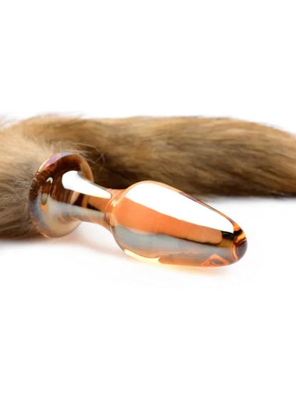 Tailz Fox Orange Glass Plug - Puppy's Aesthetics