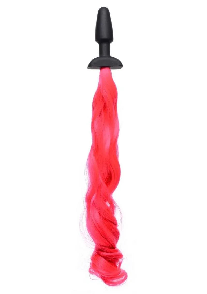 Tailz Hot Pink Pony Anal Tail - Puppy's Aesthetics