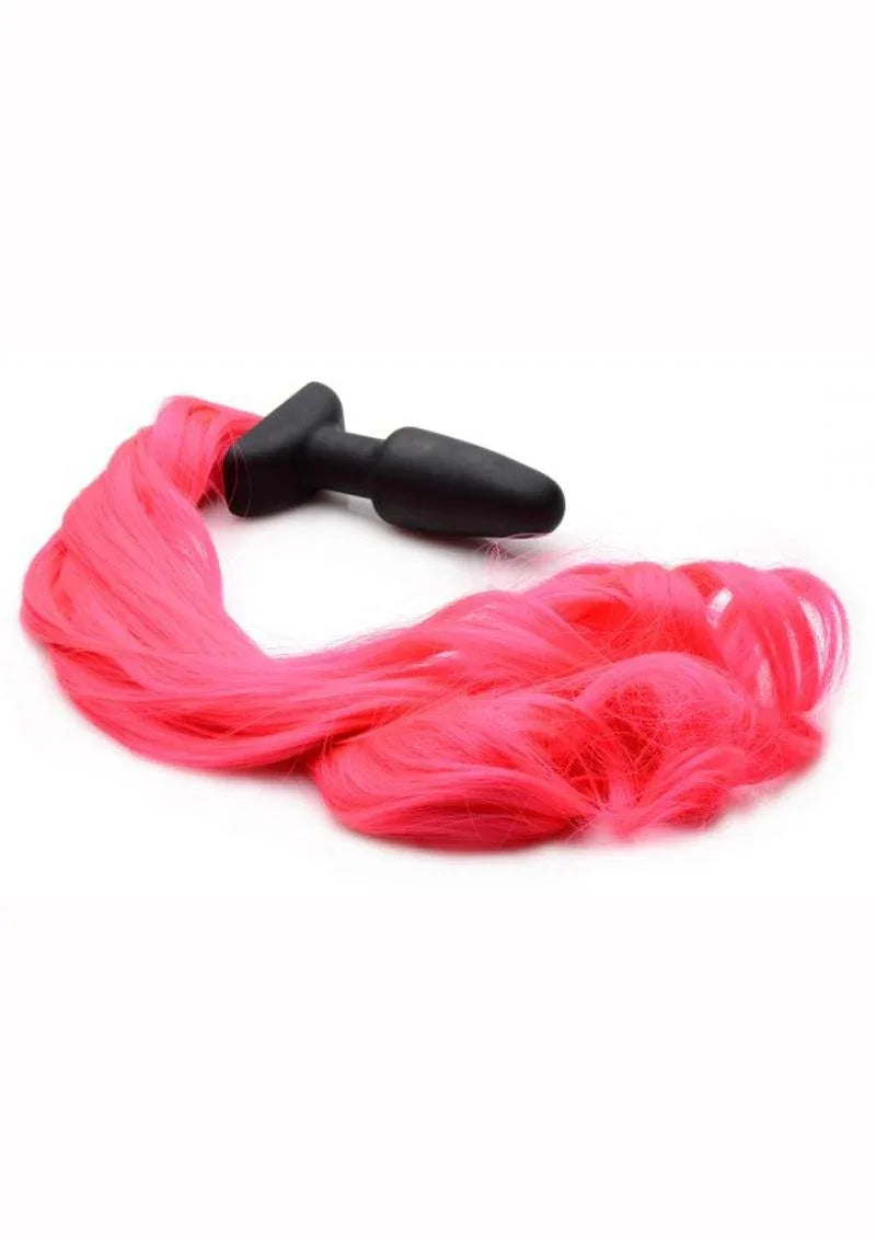 Tailz Hot Pink Pony Anal Tail - Puppy's Aesthetics