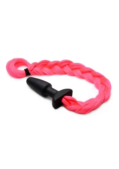 Tailz Hot Pink Pony Anal Tail - Puppy's Aesthetics