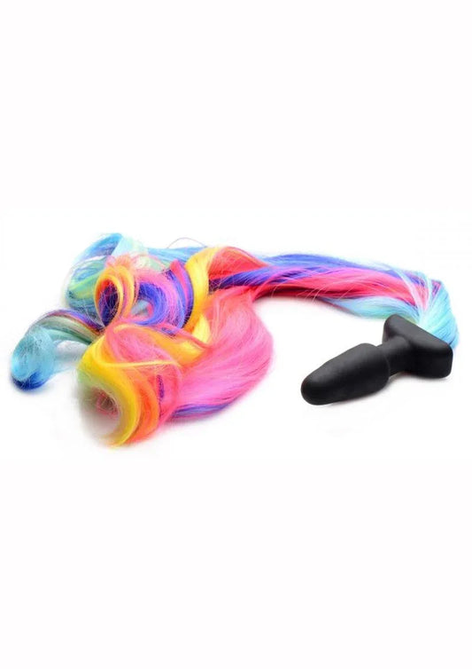 Tailz Hot Pink Pony Anal Tail - Puppy's Aesthetics