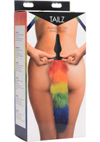 Tailz Rainbow Tail Silicone Plug
