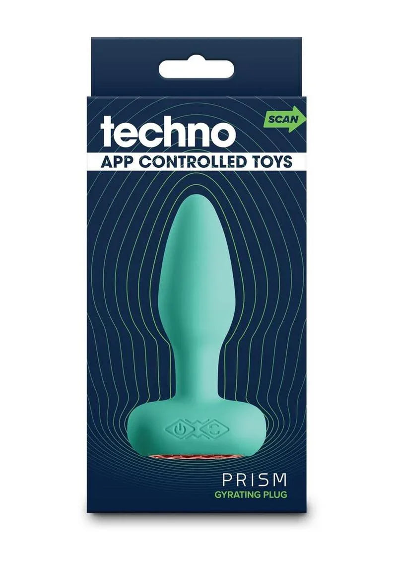 Techno Prism Gyrating Silicone Anal Plug - Puppy's Aesthetics