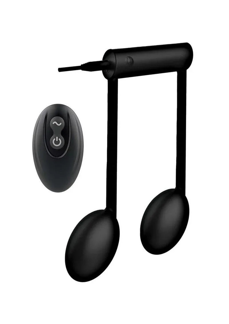 The Beat Remote Note Rechargeable Silicone Vibe - Puppy's Aesthetics