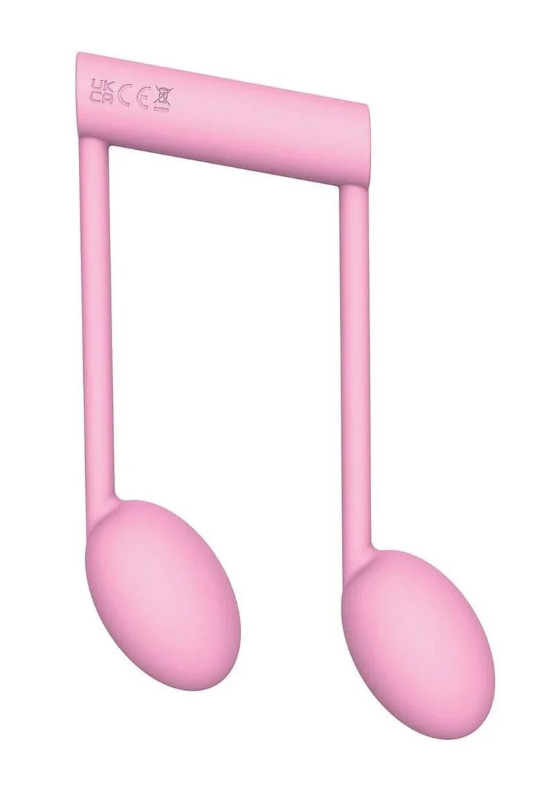 The Beat Remote Note Rechargeable Silicone Vibe - Puppy's Aesthetics