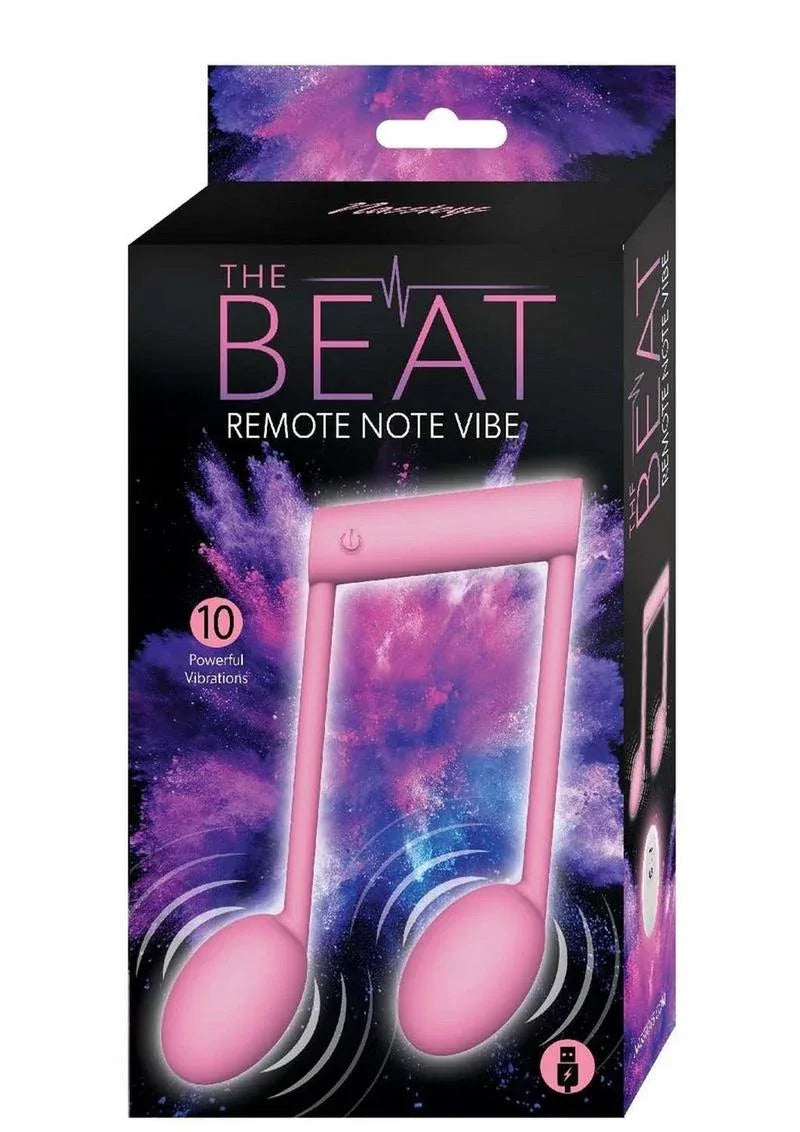 The Beat Remote Note Rechargeable Silicone Vibe - Puppy's Aesthetics