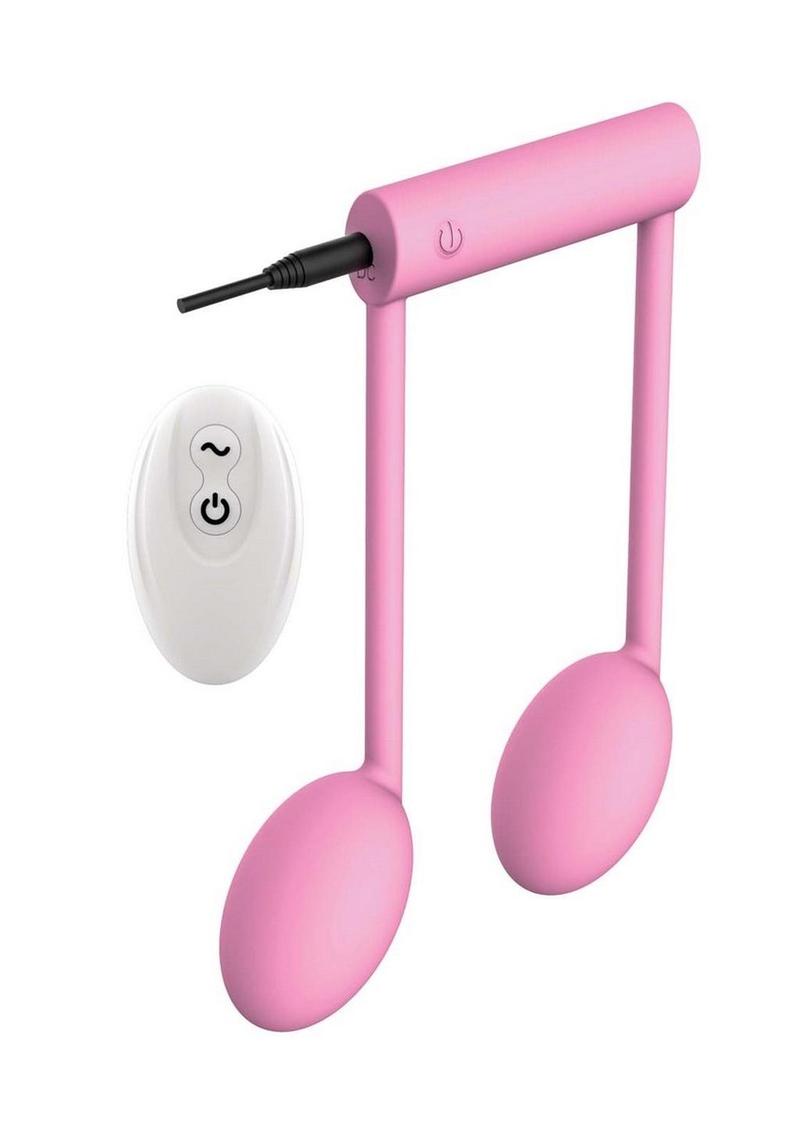 The Beat Remote Note Rechargeable Silicone Vibe