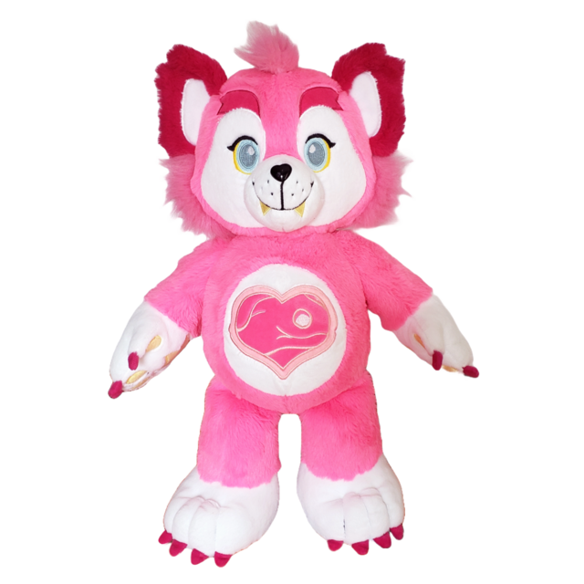 Pink Rare Were Plushie - Puppy's Aesthetics