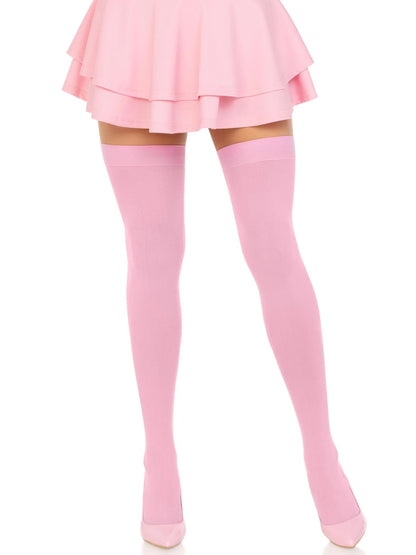USA Only - Strawberry Milk Thigh High Stockings (One Size)