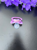 Hand Painted Adult Pacifier - Puppy Love