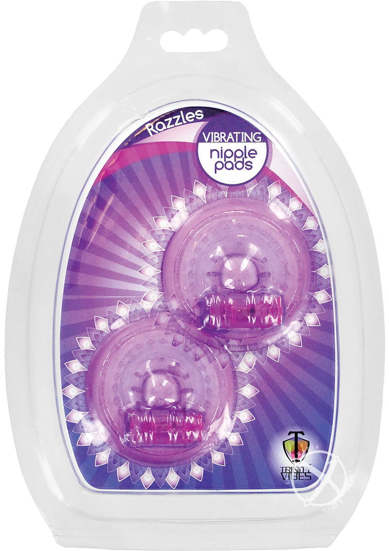 Trinity Vibes Razzle - Vibrating Nipple Pads