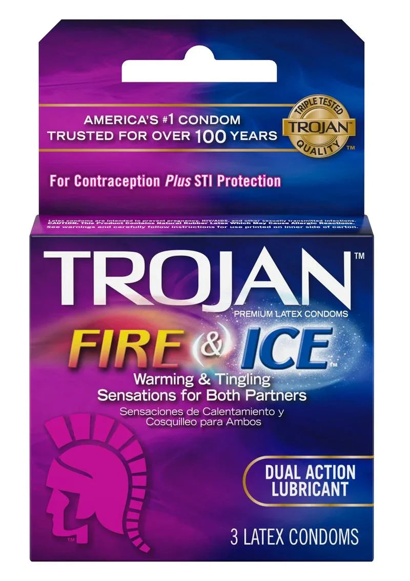 Fire & Ice Dual Action Warming Tingling Condoms - Puppy's Aesthetics