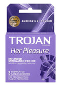 Trojan Her Pleasure Lubricated Condoms