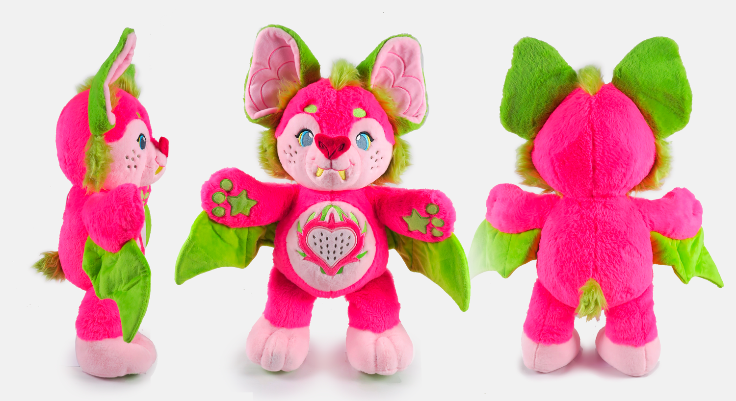 Dragon Fruit Bat Plushie - Puppy's Aesthetics
