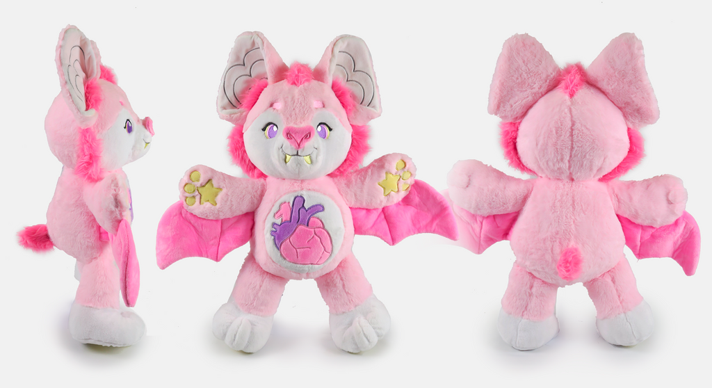Sweet Heart Bat Plushie - Puppy's Aesthetics