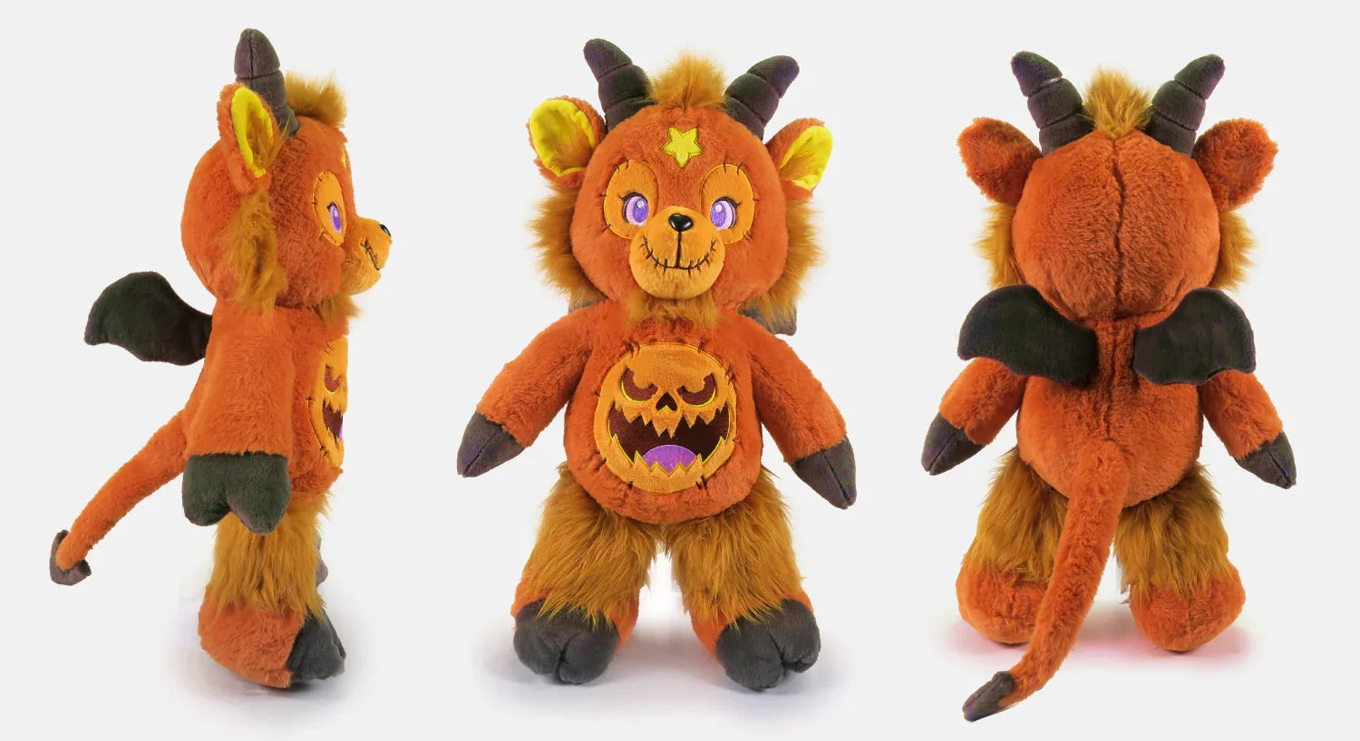 Pumpkin Patch Beelzebear Plushie - Puppy's Aesthetics