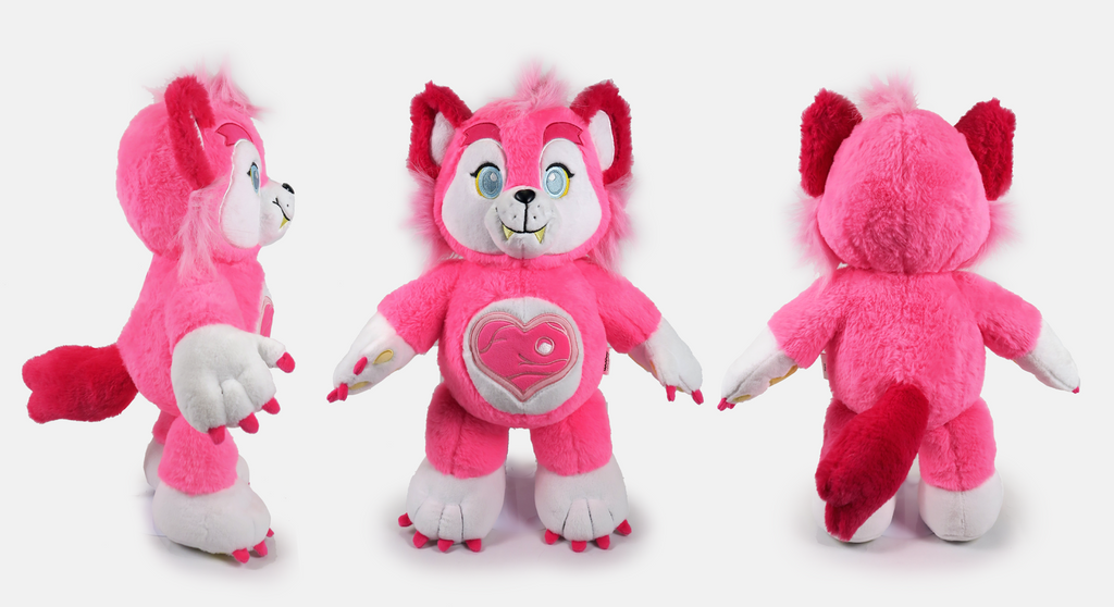 Pink Rare Were Plushie - Puppy's Aesthetics