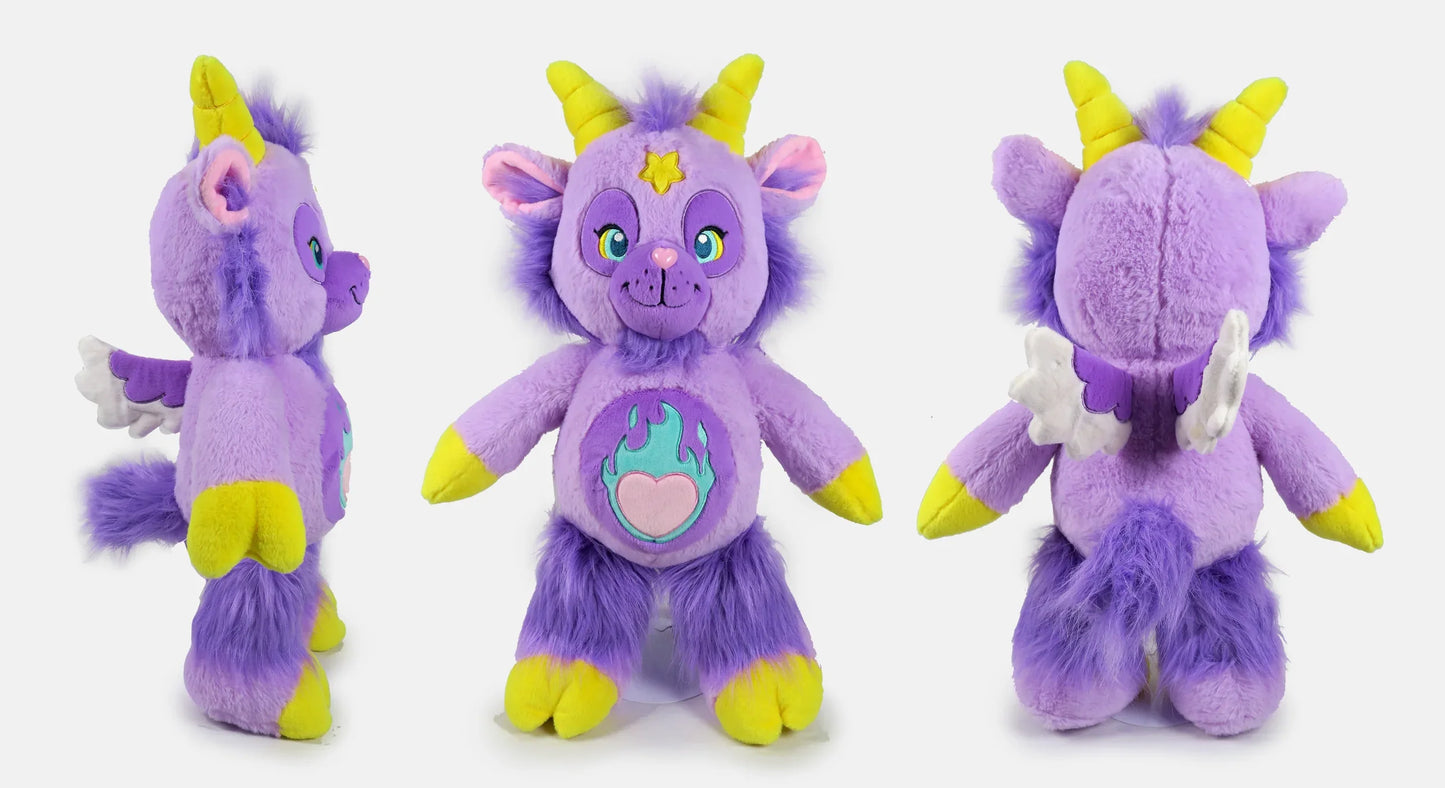 Blazing Heart Beelzebear Plushie - Puppy's Aesthetics