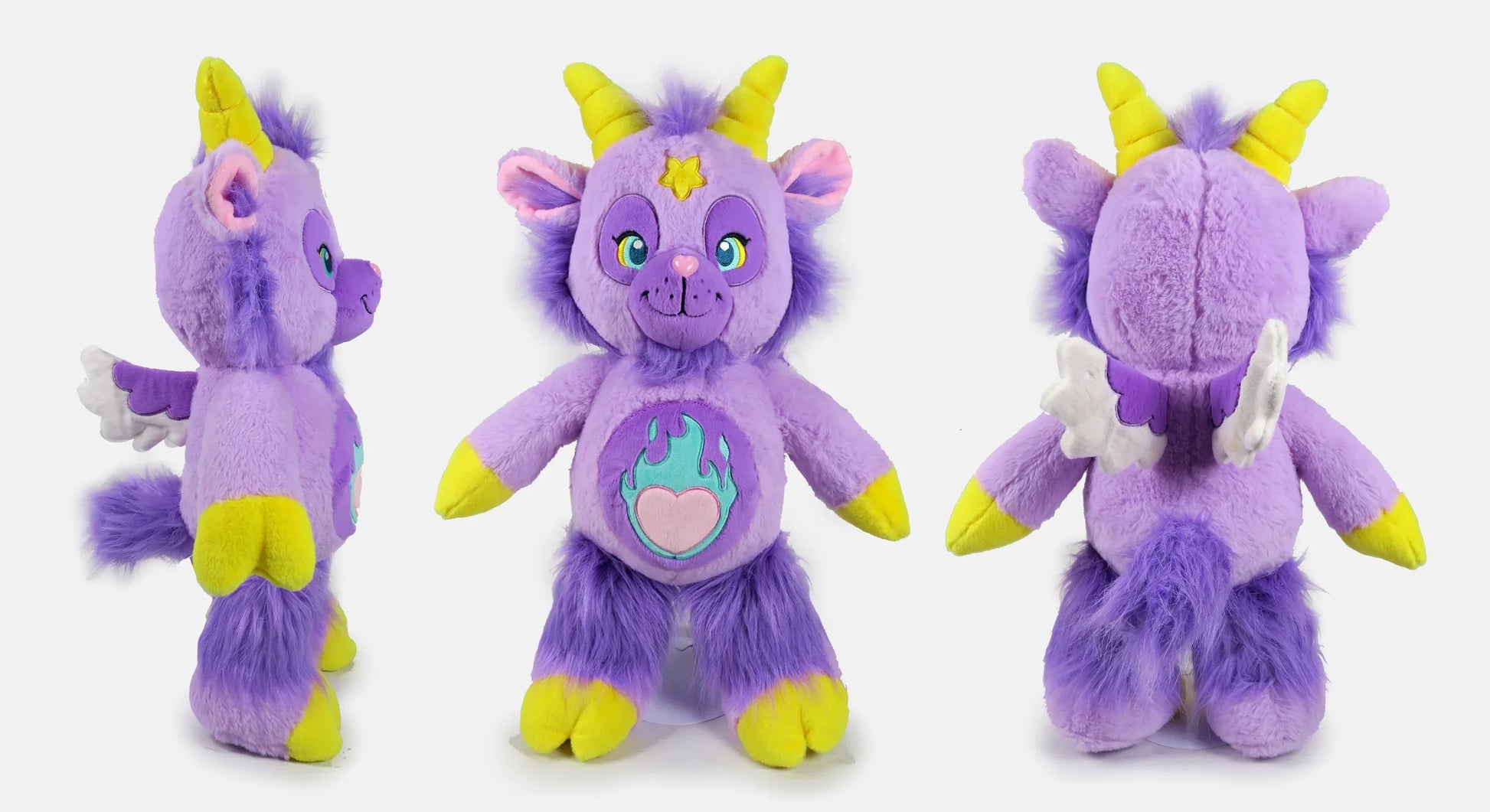Blazing Heart Beelzebear Plushie - Puppy's Aesthetics