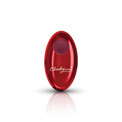 Vibrating Red Metal Remote Plug - Small