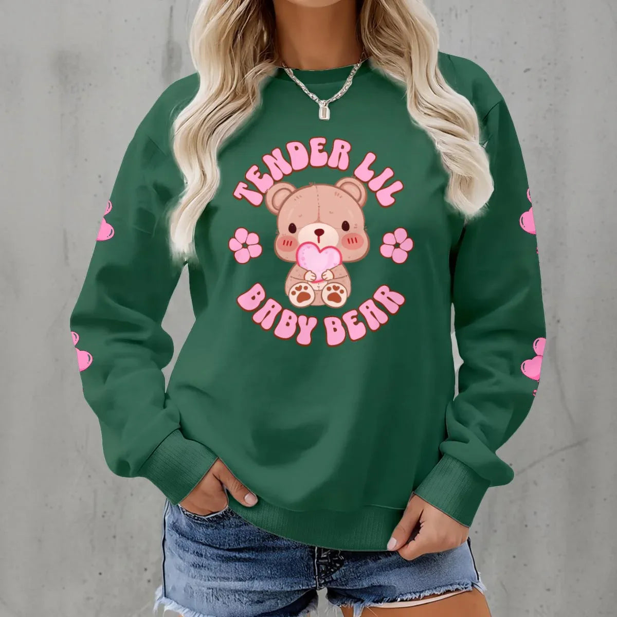 Tender Lil Baby Bear Play Sweater - Puppy's Aesthetics