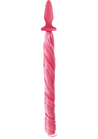 Unicorn Tails Anal Plug Silicone (Rainbow)