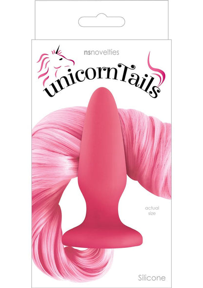 Unicorn Tails Anal Plug Silicone (Rainbow)