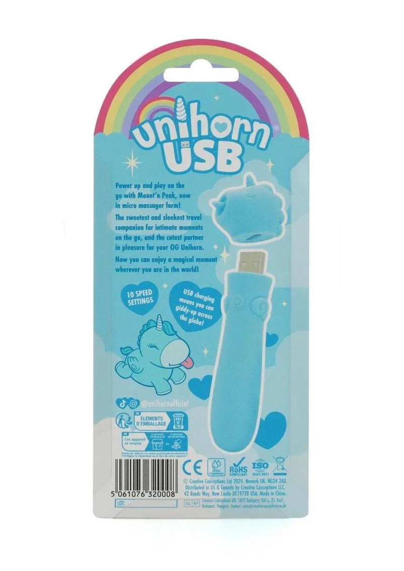 Unihorn Mount'n Peak USB Bullet Vibrator - Puppy's Aesthetics