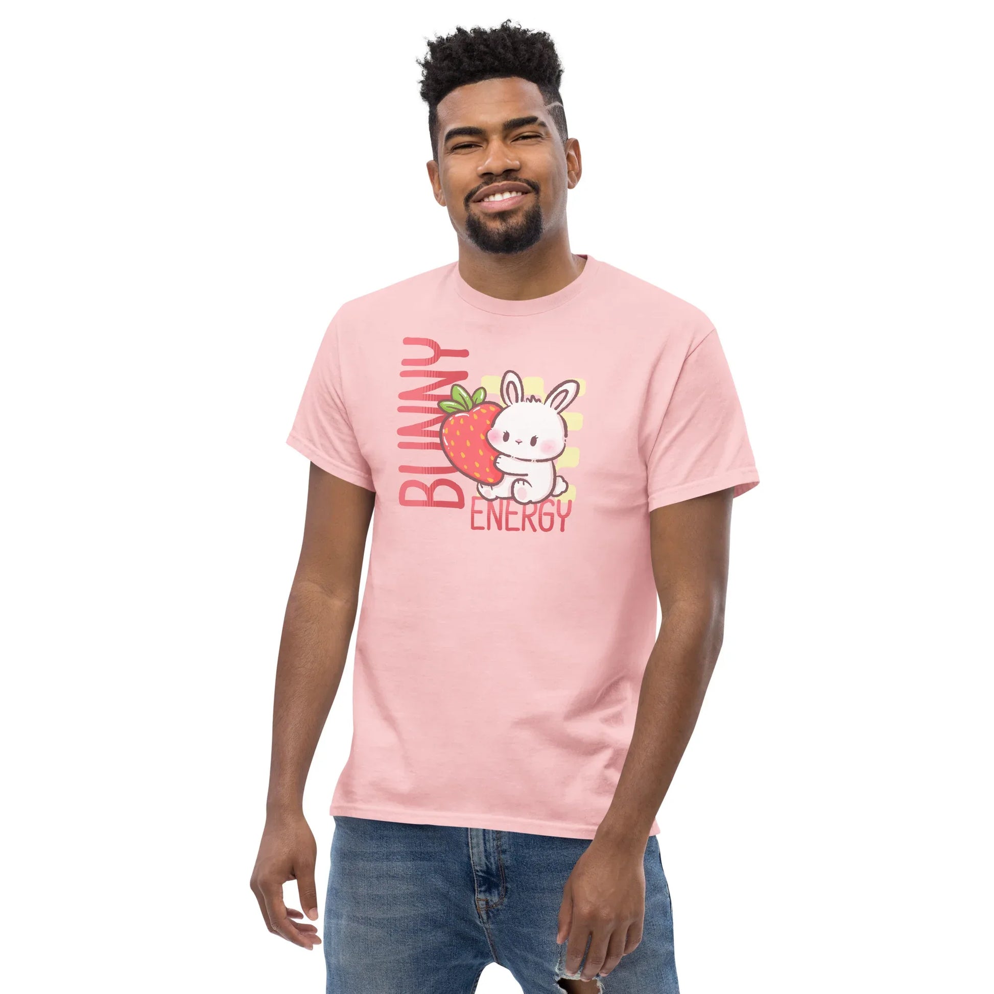 Pink Bunny Energy Play Tee - Puppy's Aesthetics