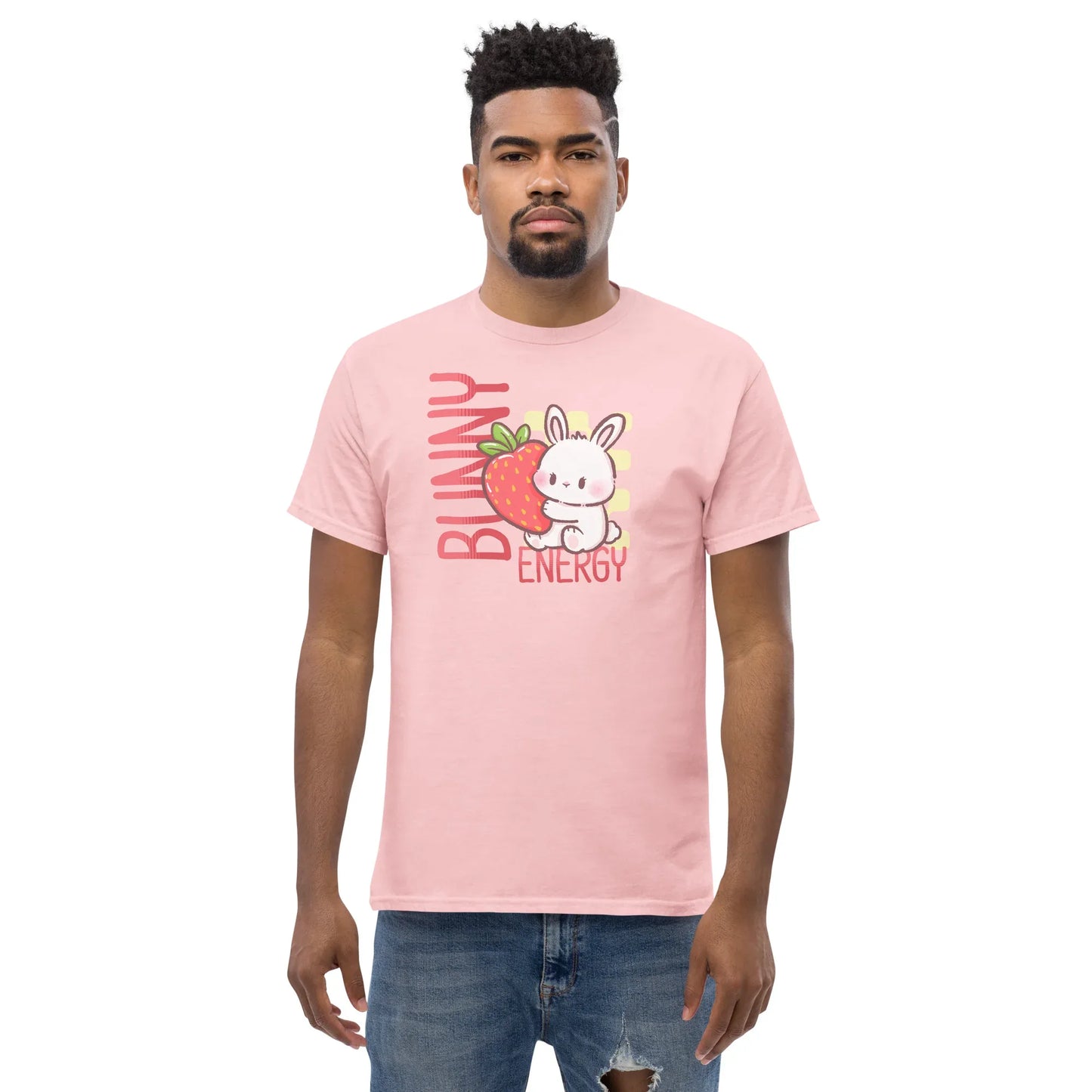 Pink Bunny Energy Play Tee - Puppy's Aesthetics