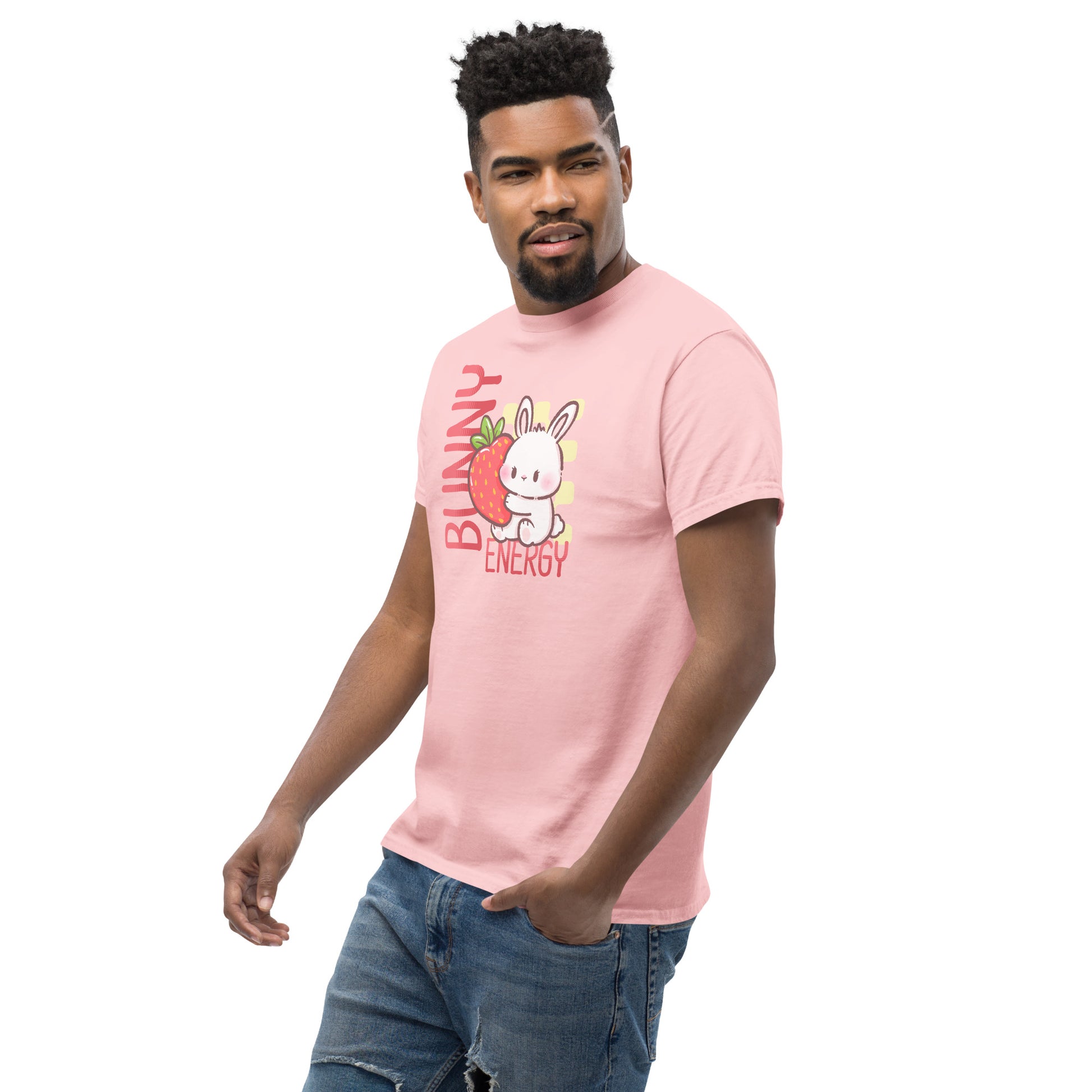 Pink Bunny Energy Play Tee - Puppy's Aesthetics