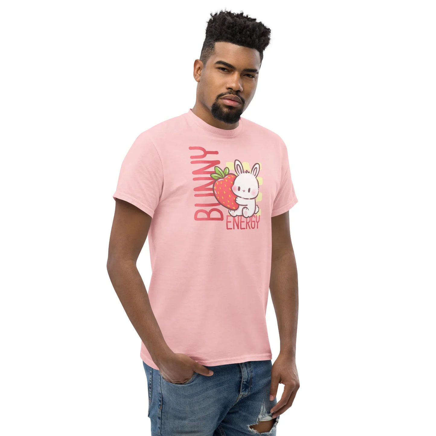 Pink Bunny Energy Play Tee - Puppy's Aesthetics