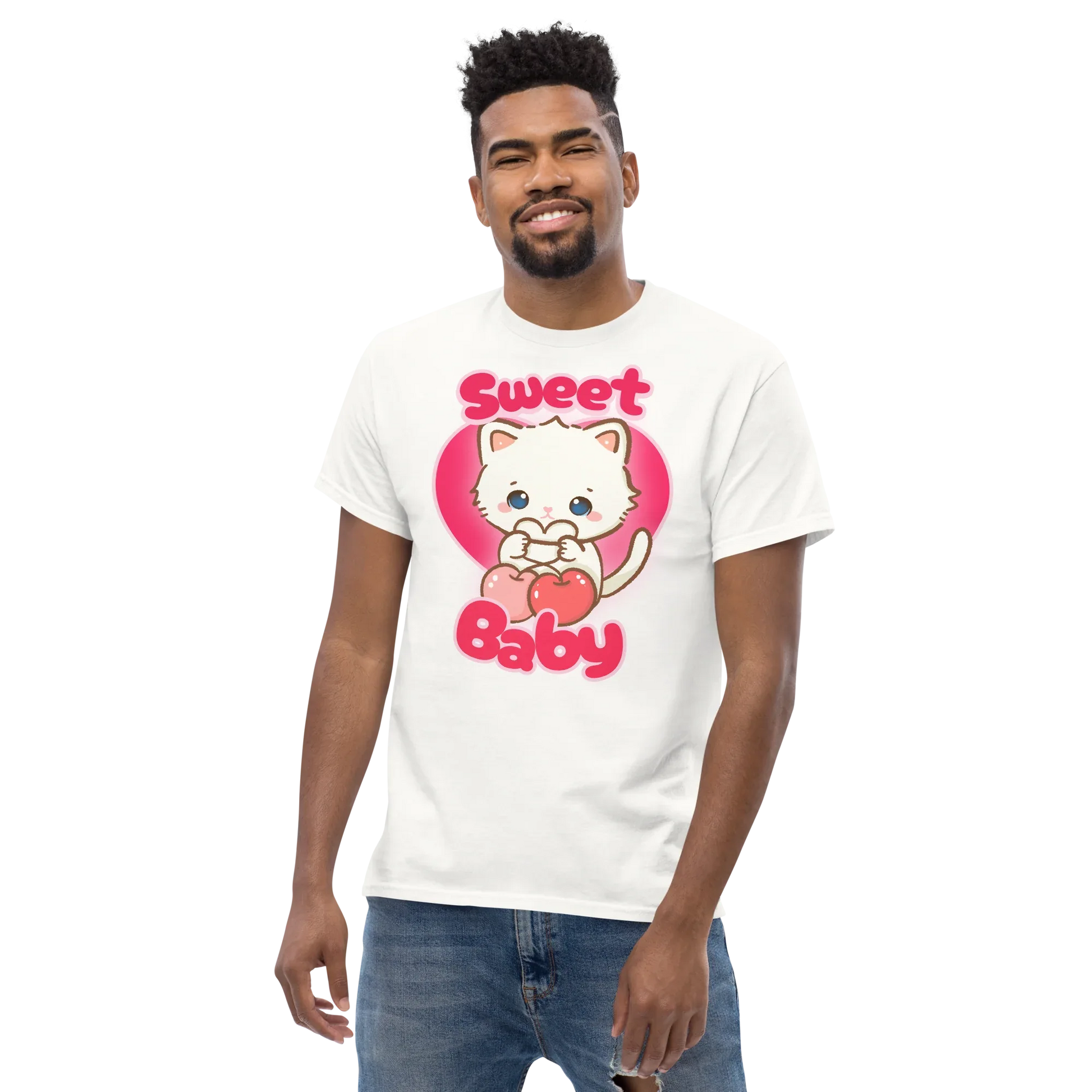 Sweet Cherry Kitty Play Tee - Puppy's Aesthetics