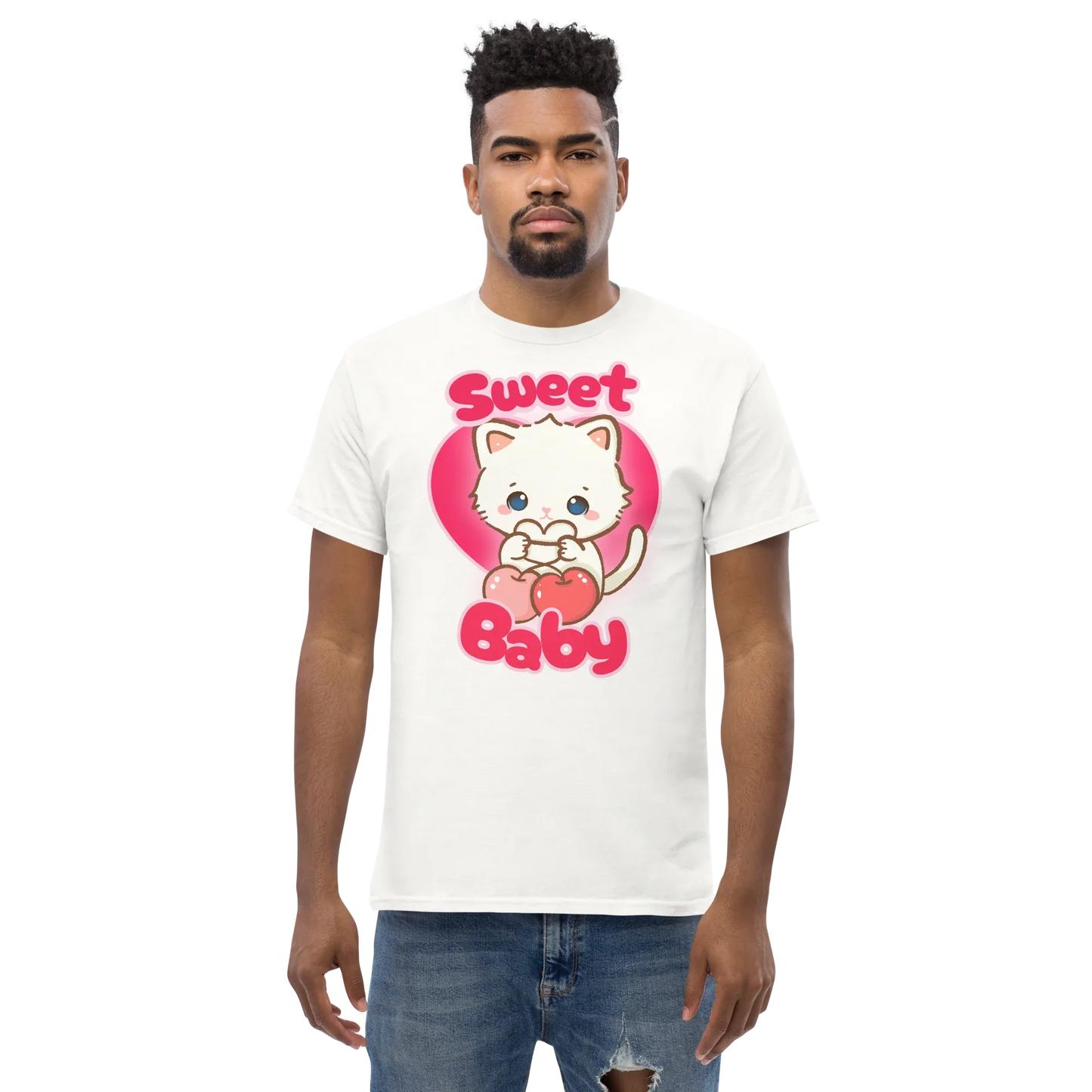 Sweet Cherry Kitty Play Tee - Puppy's Aesthetics