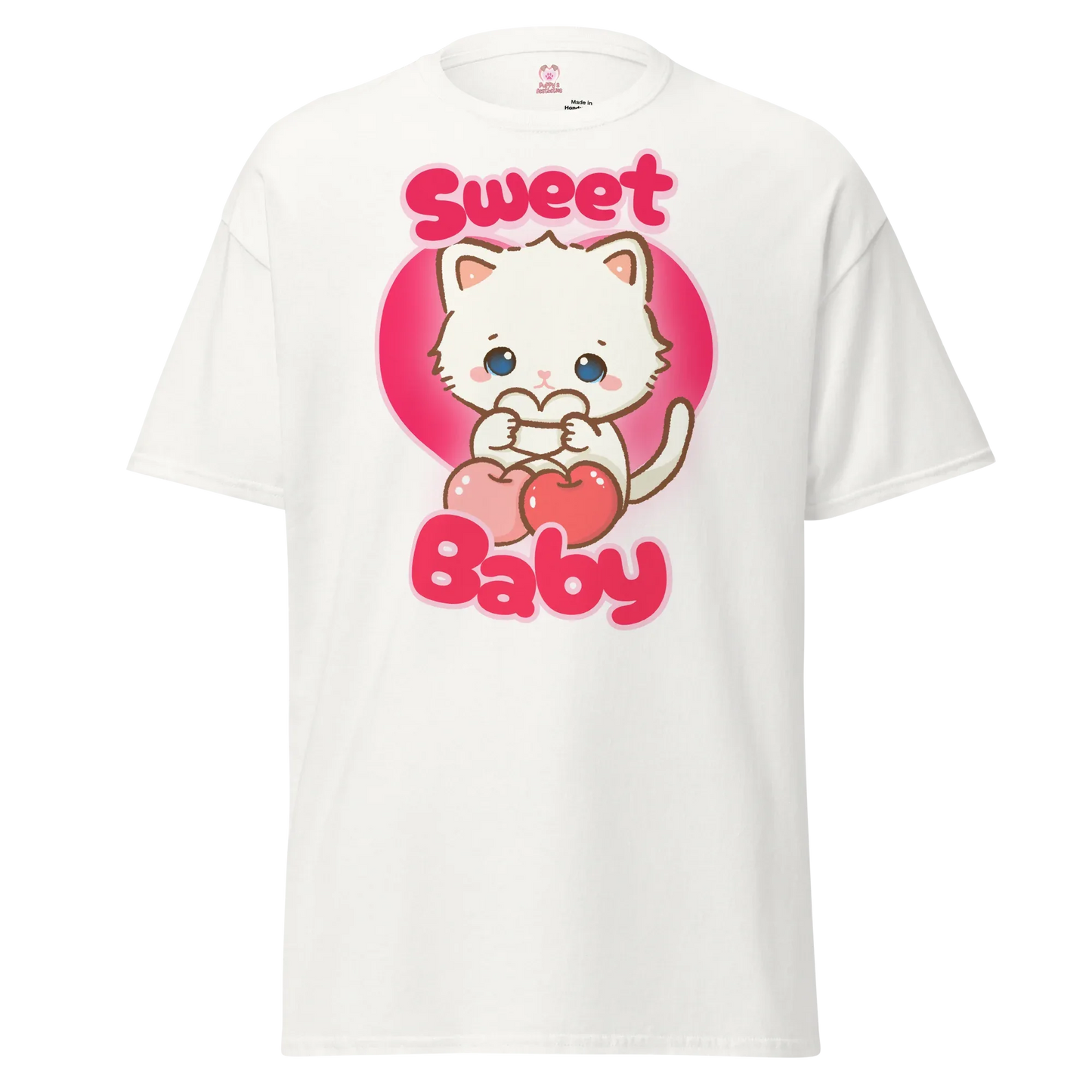 Sweet Cherry Kitty Play Tee - Puppy's Aesthetics