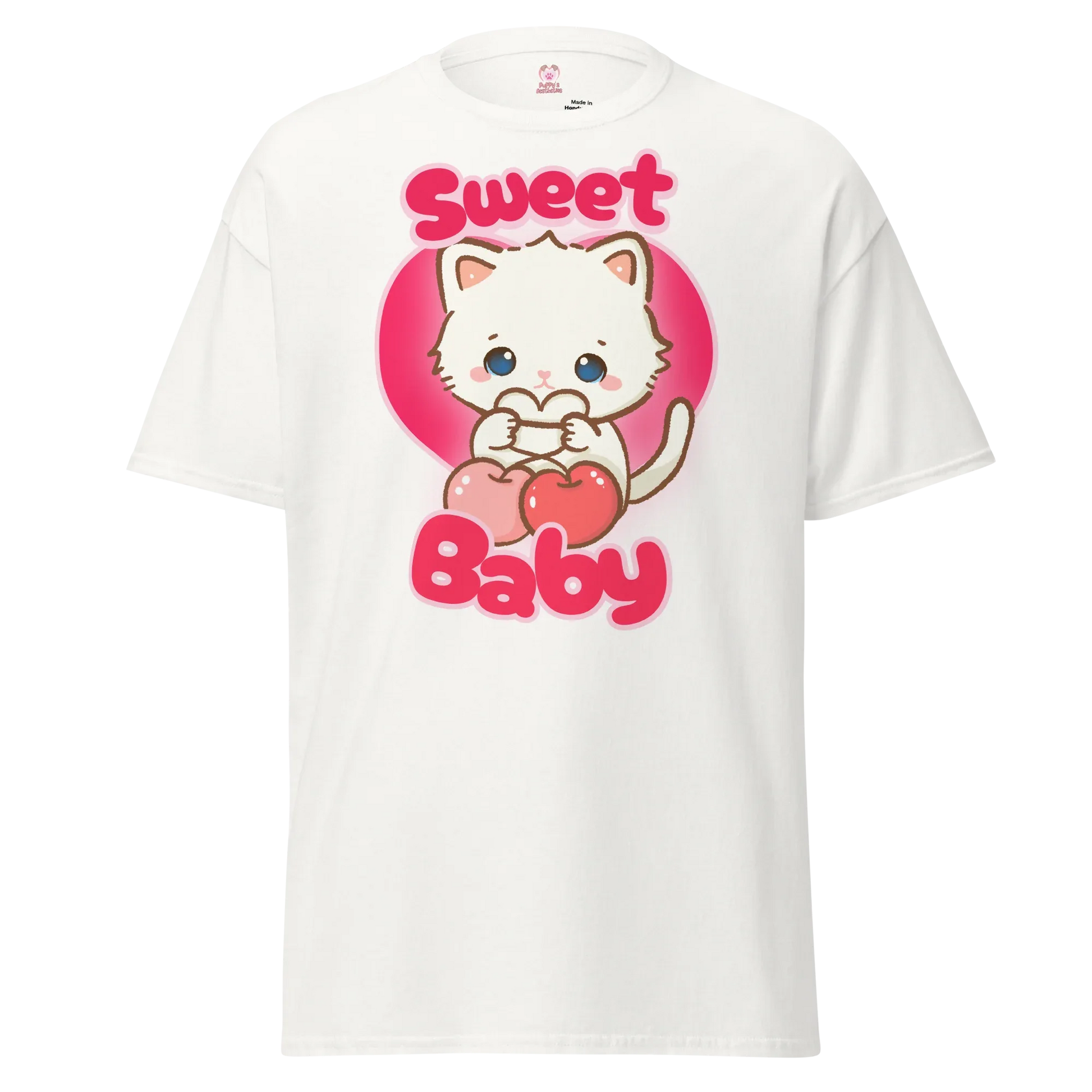 Sweet Cherry Kitty Play Tee - Puppy's Aesthetics