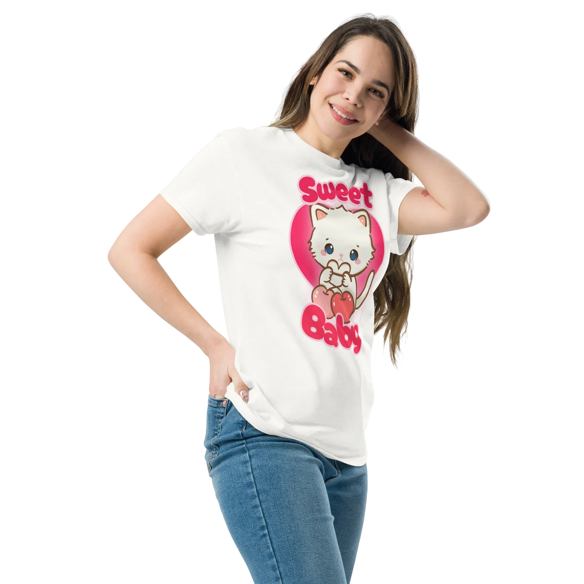 Sweet Cherry Kitty Play Tee - Puppy's Aesthetics