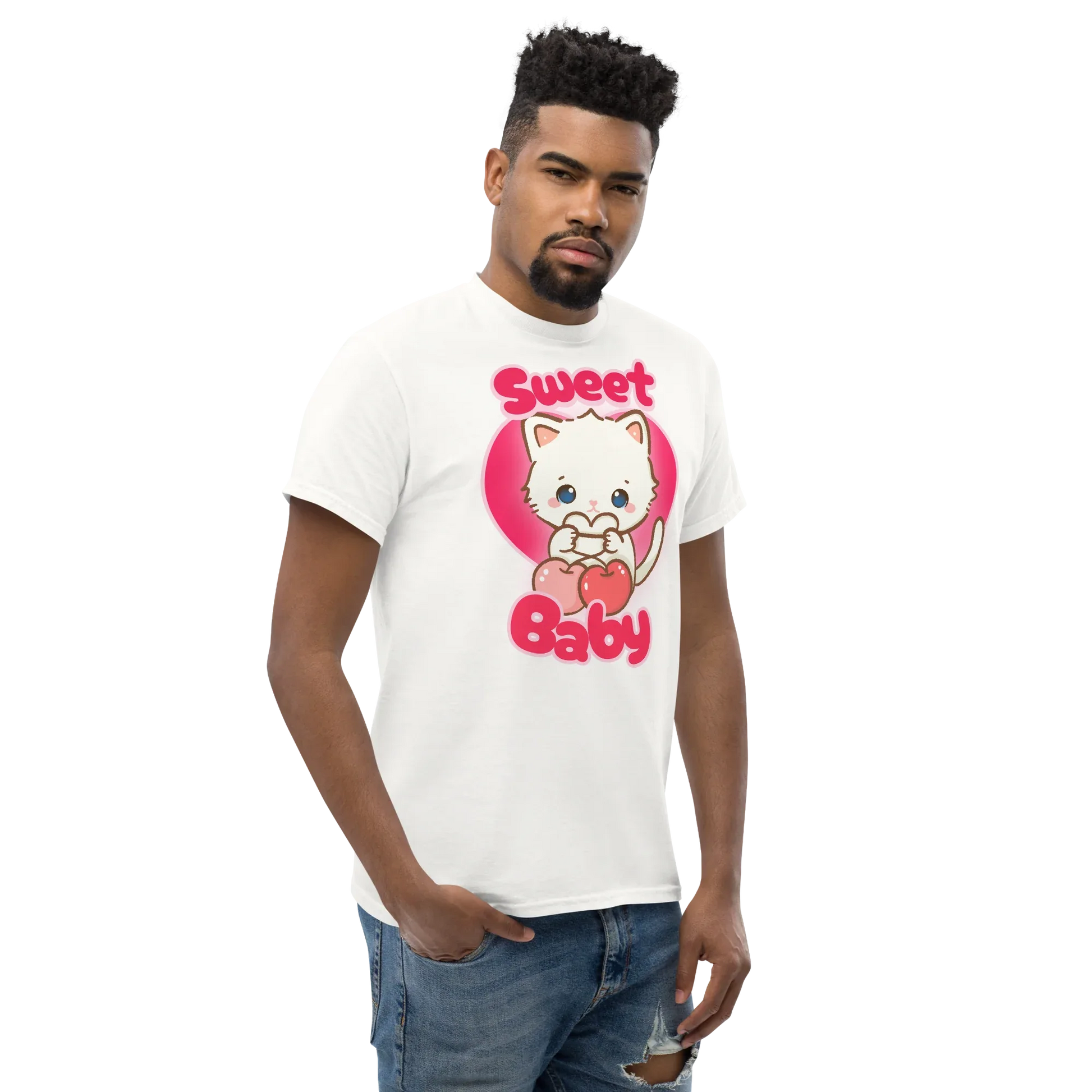 Sweet Cherry Kitty Play Tee - Puppy's Aesthetics