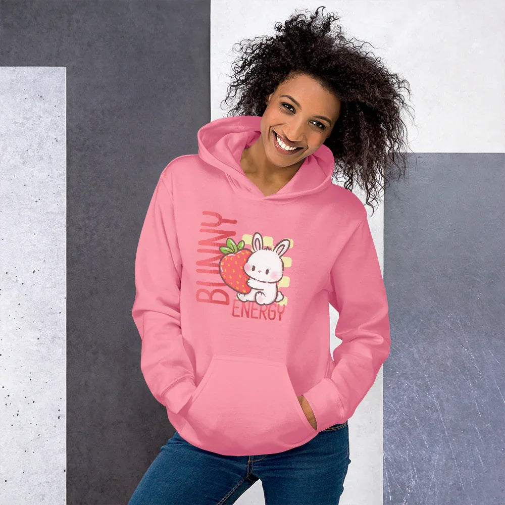 Bunny Energy Play Unisex Hoodie - Puppy's Aesthetics