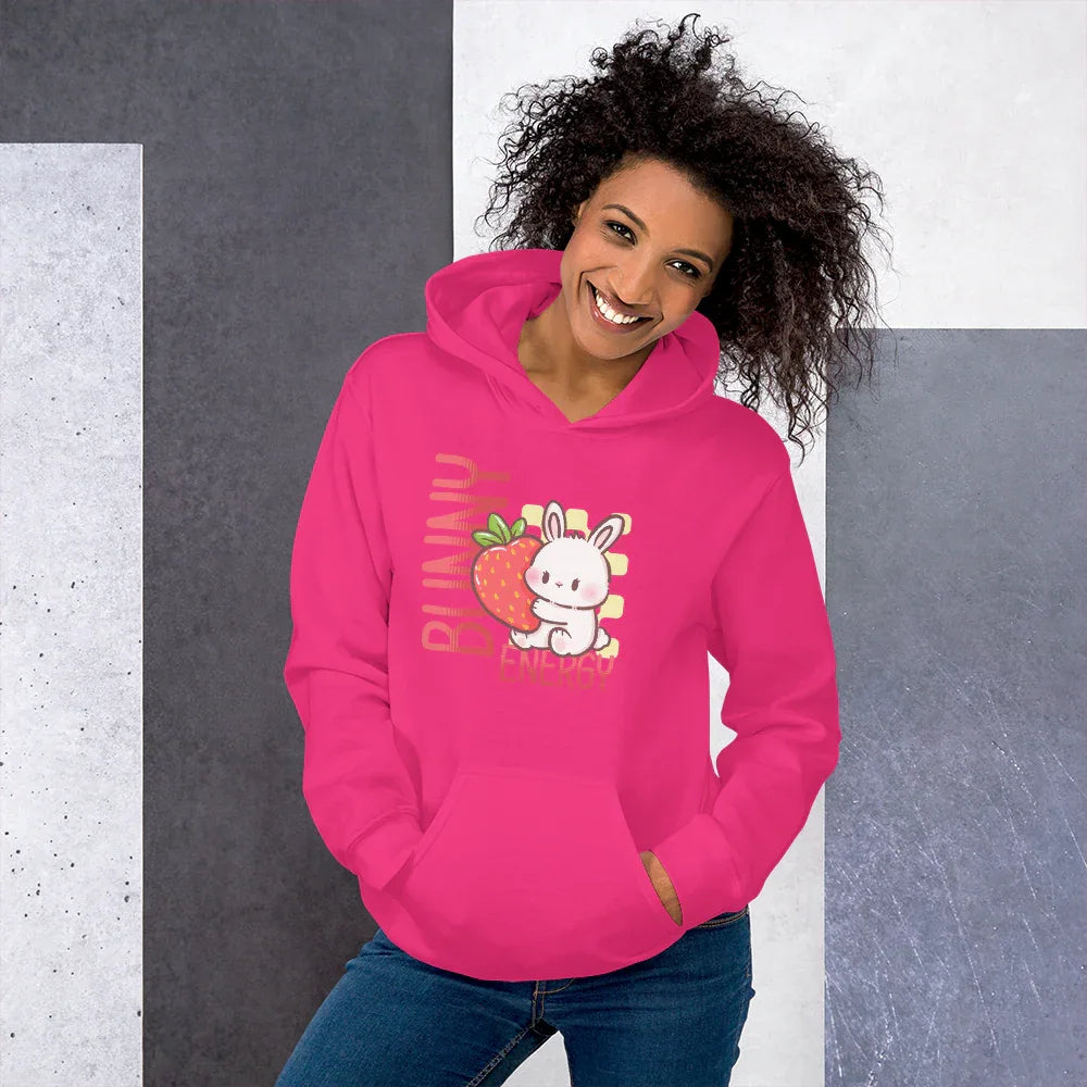 Bunny Energy Play Unisex Hoodie - Puppy's Aesthetics