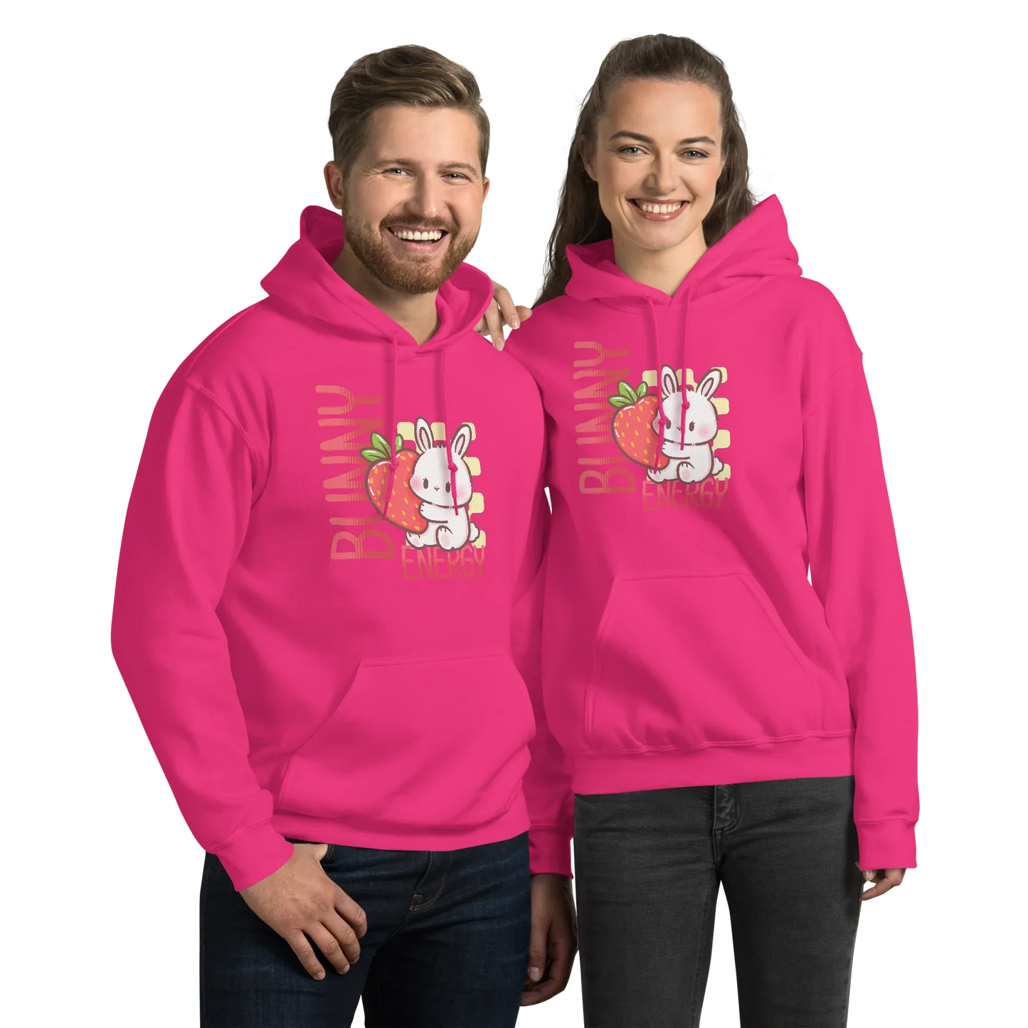 Bunny Energy Play Unisex Hoodie - Puppy's Aesthetics
