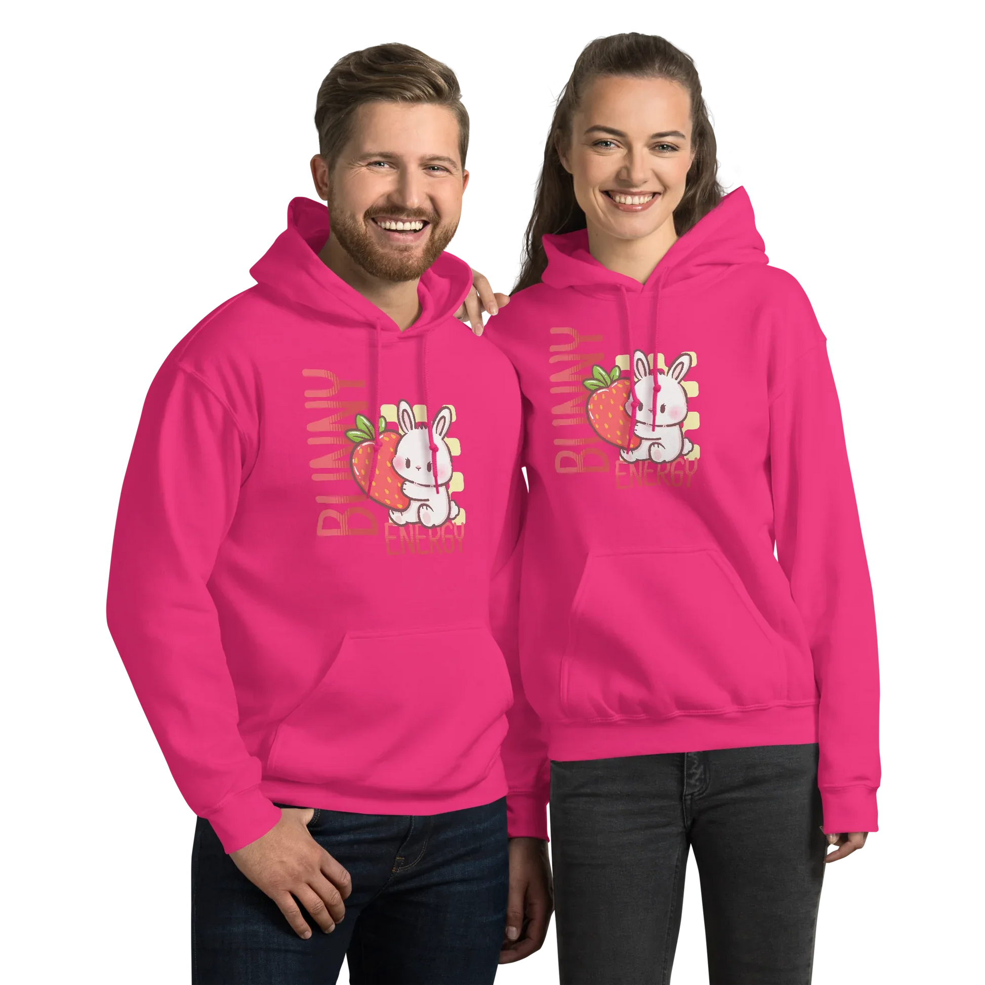 Bunny Energy Play Unisex Hoodie - Puppy's Aesthetics
