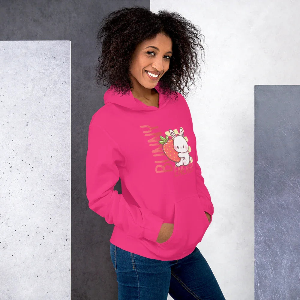 Bunny Energy Play Unisex Hoodie - Puppy's Aesthetics