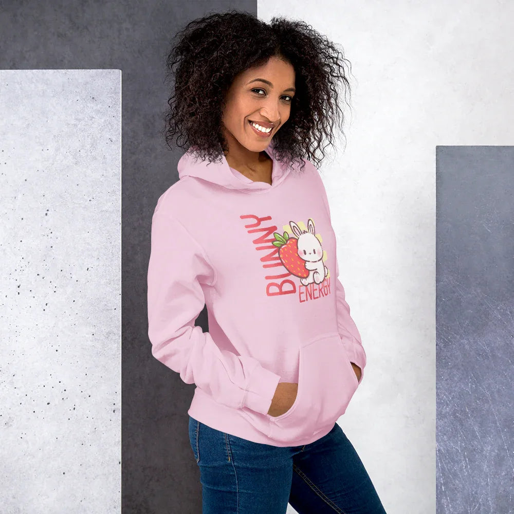 Bunny Energy Play Unisex Hoodie - Puppy's Aesthetics