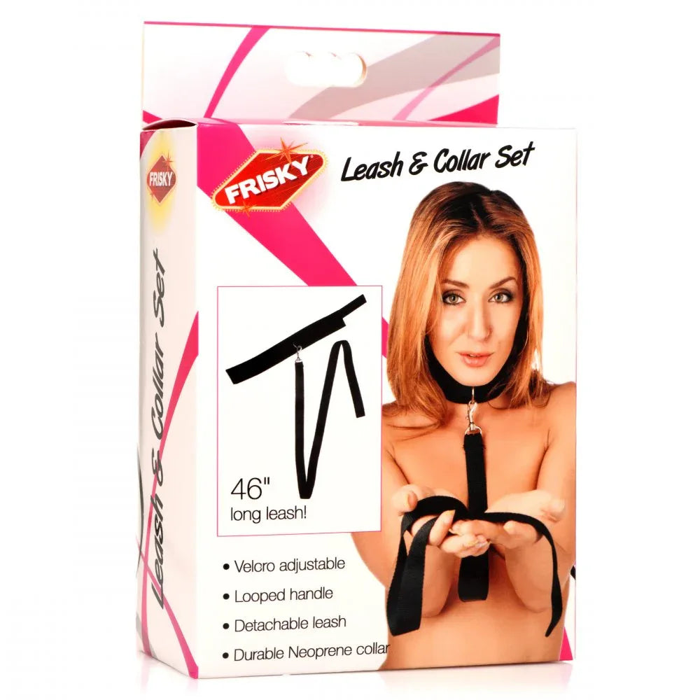 Frisky 46 Inch Leash and Collar Set - Puppy's Aesthetics