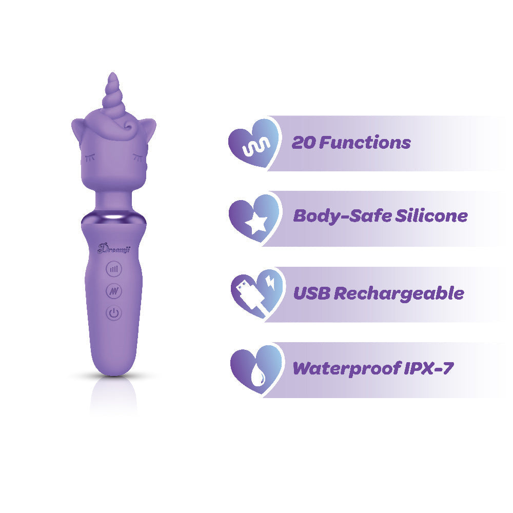 Soft Bloom Dreamii Unicorn Wand Vibrator