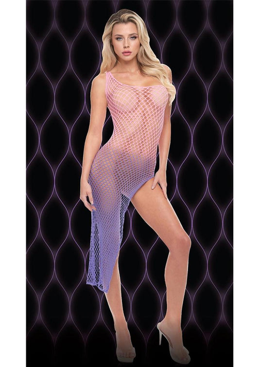 Violet Sky Off-The-Shoulder Mini Dress