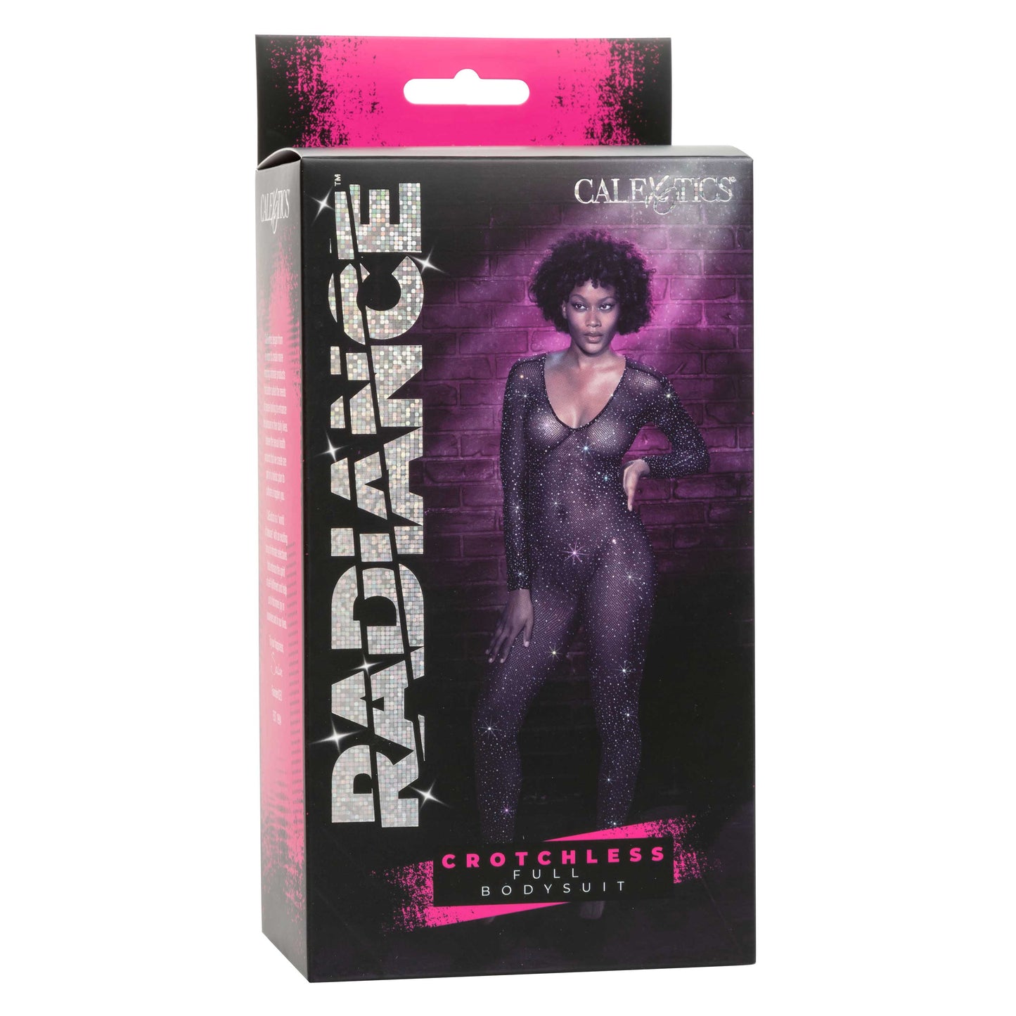 Radiance Open Crotch Full Body Suit - One Size - Black