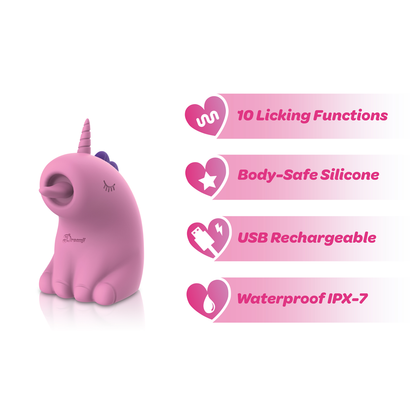 Dreamii Licking Unicorn - Mystical Pink