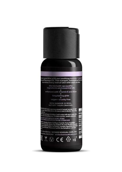 Wicked Sensual Lavender Rosemary Sensual Massage Oil